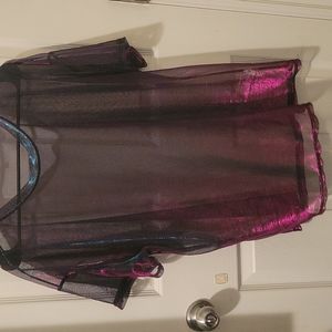 Iridescent Mesh Tshirt